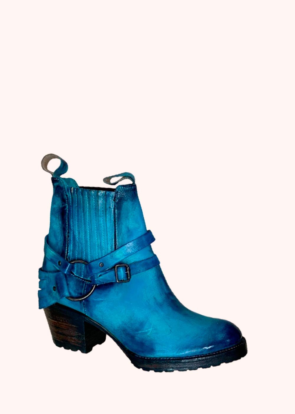 botas goodyearwelt pintadas a mano